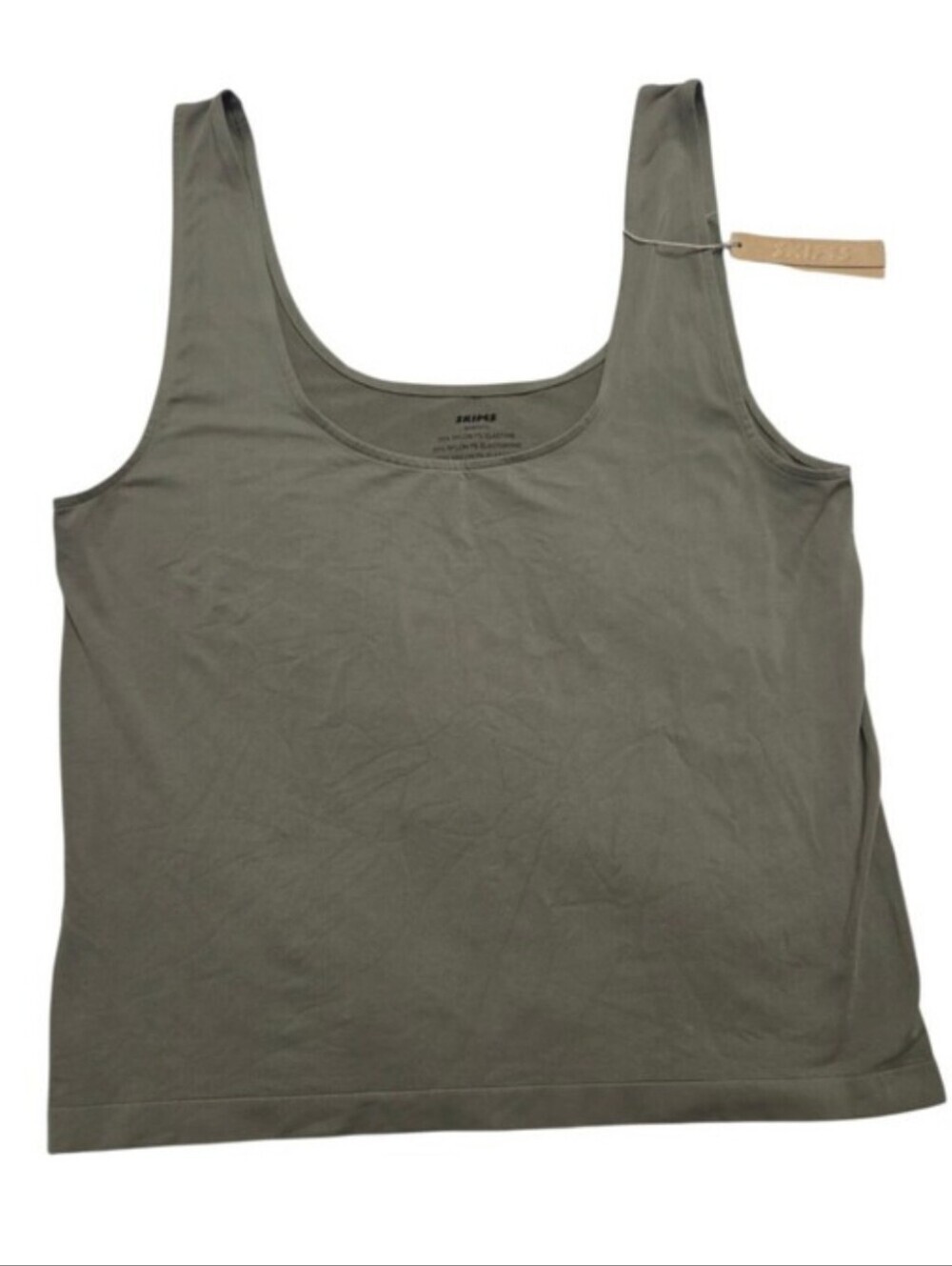 SKIMS Soft Smoothing Seamless Tank Top Shirt Army Green 4X